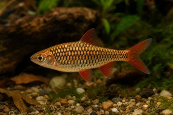 Barbus oligolepis (Ruudullinen parta)