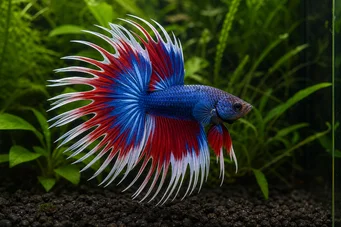 Betta splendens crownmoon Taistelija