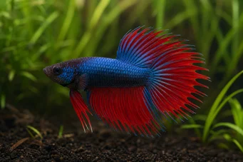 Betta splendens queue de peigne taistelu