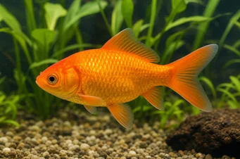 Carassius auratus poisson (Komeetta)