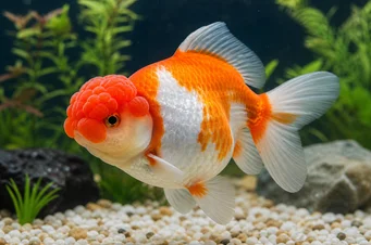 Carassius auratus pompon (Pompomi)
