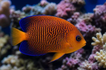 Centropyge potteri Punaisen meren enkeli