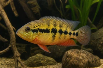 Cichlasoma salvini (Salvini)