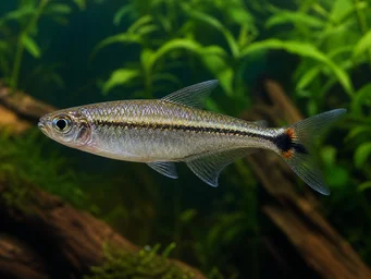Hemigrammopetersius caudalis (Kongo Tetra keltaisella)
