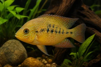Herotilapia multispinosa, Heros multispi Siklidikaari en ciel
