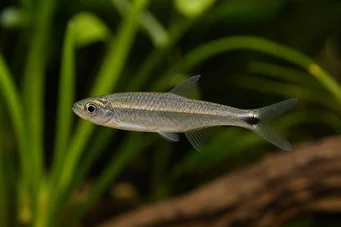 Micralestes sp. Afrikkalainen tera punaisella evällä