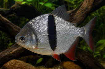 Myleus schomburgkii Schomburgk myleus, musta baari myleus