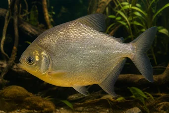 Mylossoma aureum Pompano, kultainen pacou