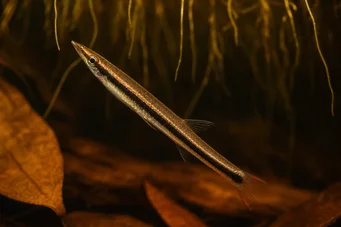 Nannostomus eques (Putkimainen suu -Muuth -lyijykynä)