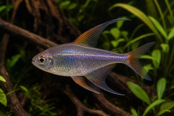 Phenacogrammus huloti Kongo Tetra mustalla bändillä
