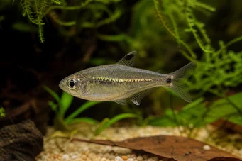 Rachoviscus crassiceps (Ominainen paksu pää, kultainen tetra)