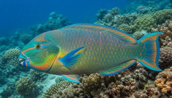 Scarus guacamaia (Sateenkaari papukaija)