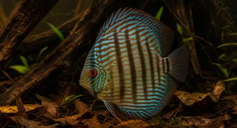 Symphysodon aequifasciatus Discus ruskea